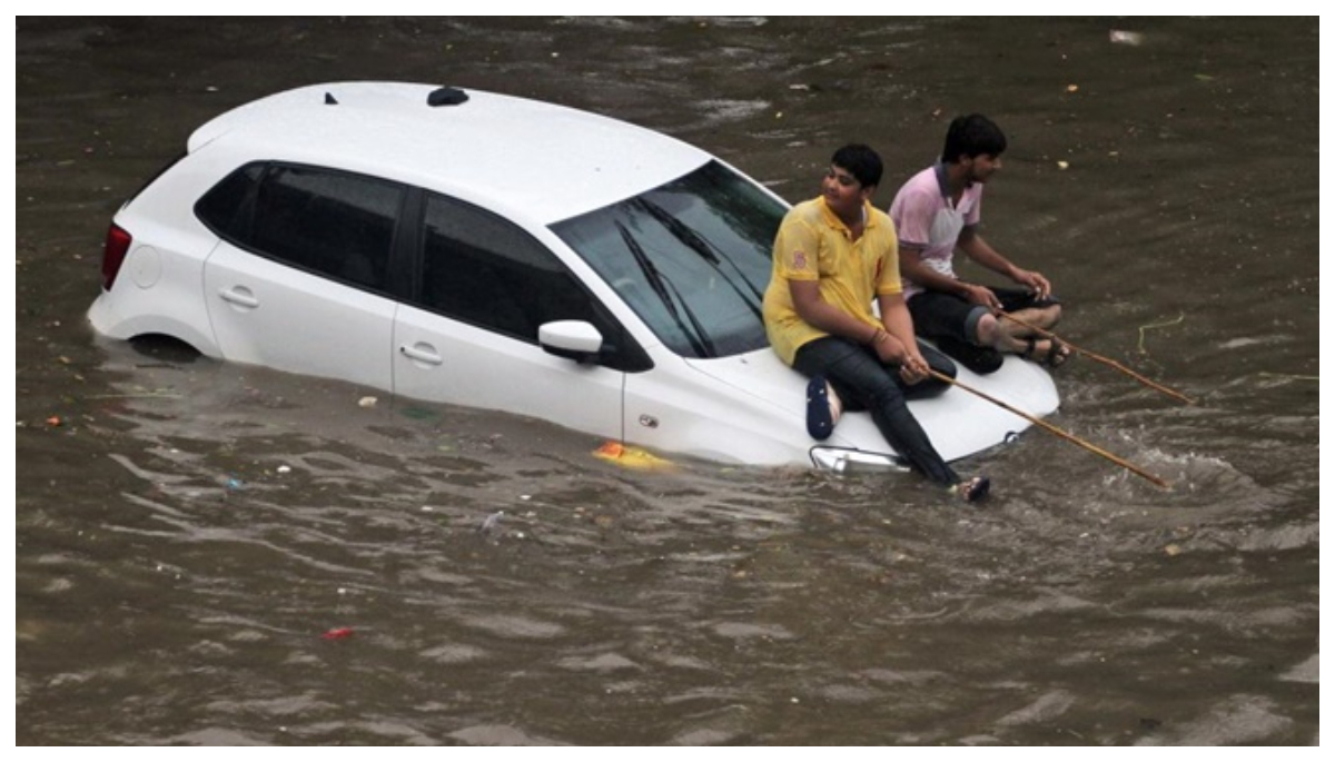 Car In Water