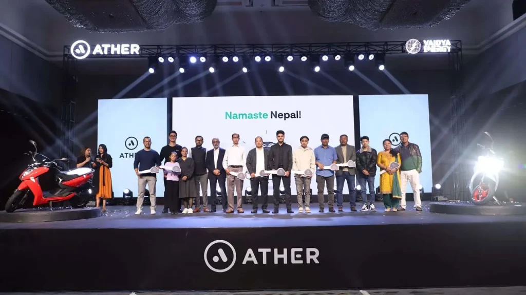 Ather Energy opens first international retail outlet in Nepal