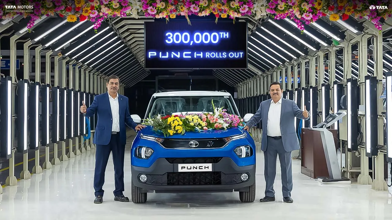 Tata Punch Achieves 3 Lakh Production Milestone